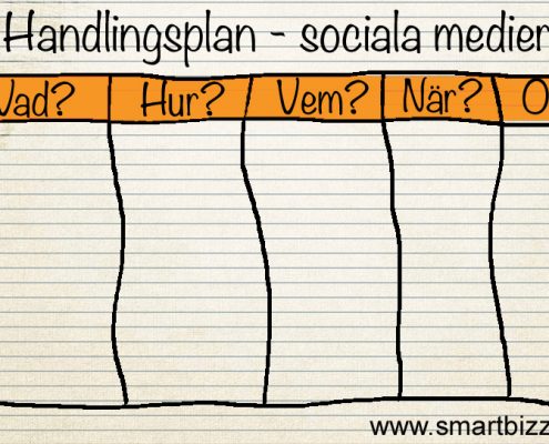 handlingsplan sociala medier