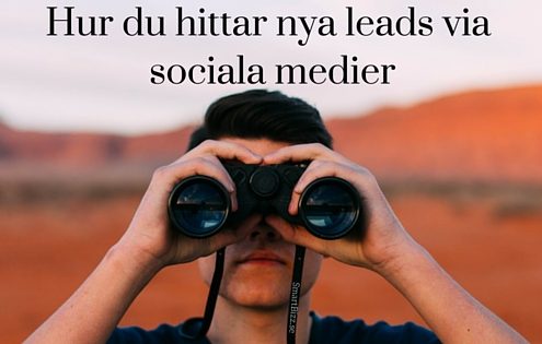Leads via sociala medier