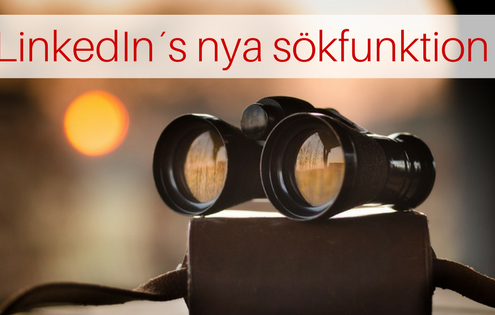 LinkedIn sökfunktion