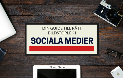 Storlek bilder sociala medier