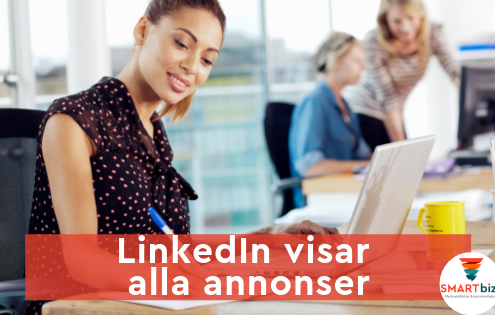 LinkedIn visar annonser