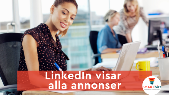 LinkedIn visar annonser
