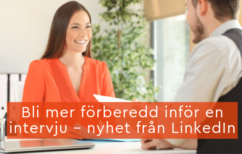 förberedd intervju LinkedIN