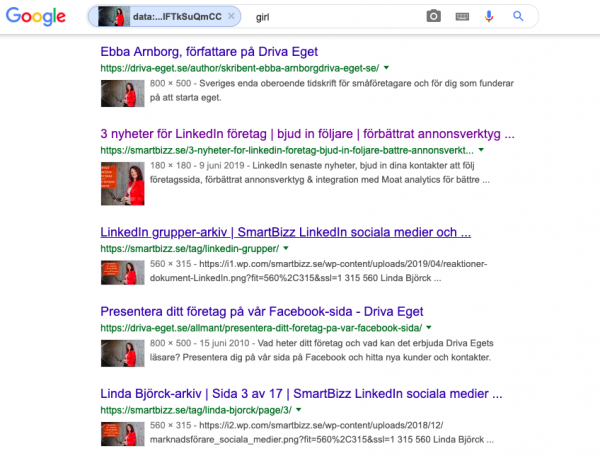 sökresultat profilbild LinkedIn