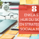 strategi sociala medier