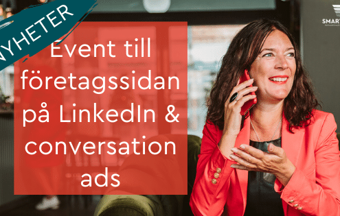 event företagssida LinkedIn conversation ads