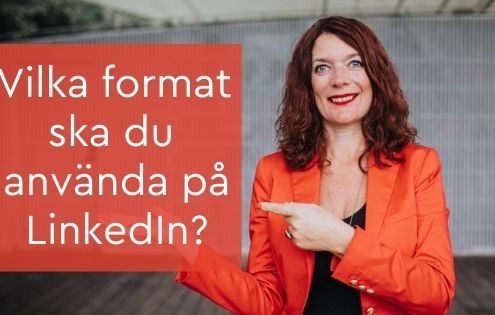 format på LinkedIn
