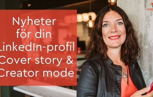 LinkedIn cover story & Creator mode