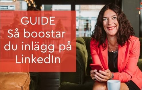 boosta inlägg LinkedIn