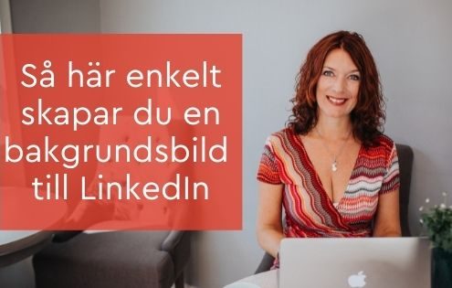 skapa en bakgrundsbild LinkedIn