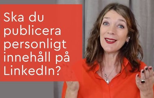 personligt innehåll linkedin