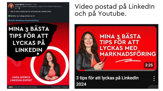 återanvänd video innehåll