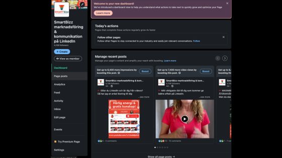Nytt utseende företagssidor LinkedIn