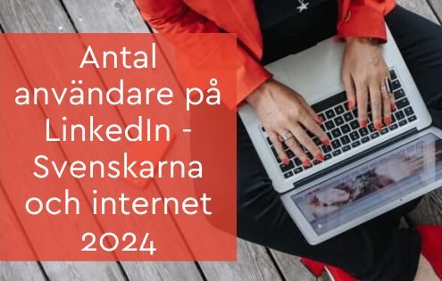 Antal användare på LinkedIn - Svenskarna och internet 2024