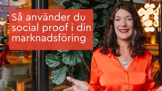 Så använder du social proof marknadsföring