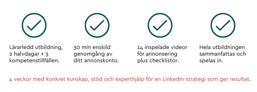 utbildning marknadsföring annonsering Linkedin utbildning marknadsföring annonsering Linkedin