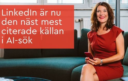 LinkedIn är nu den näst mest citerade källan A-Isök