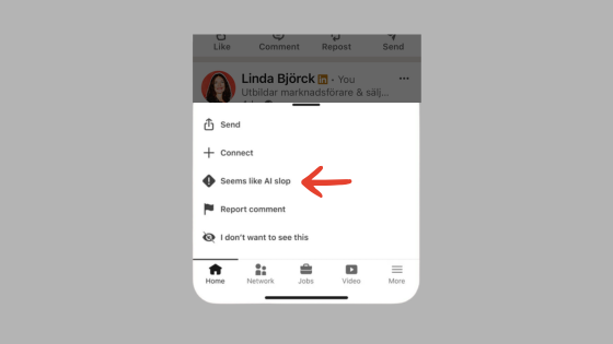 AI slop LinkedIn