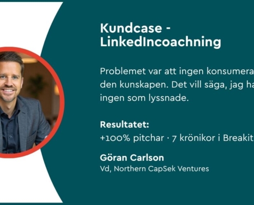 Kundcase Göran Carlson LinkedIncoachning