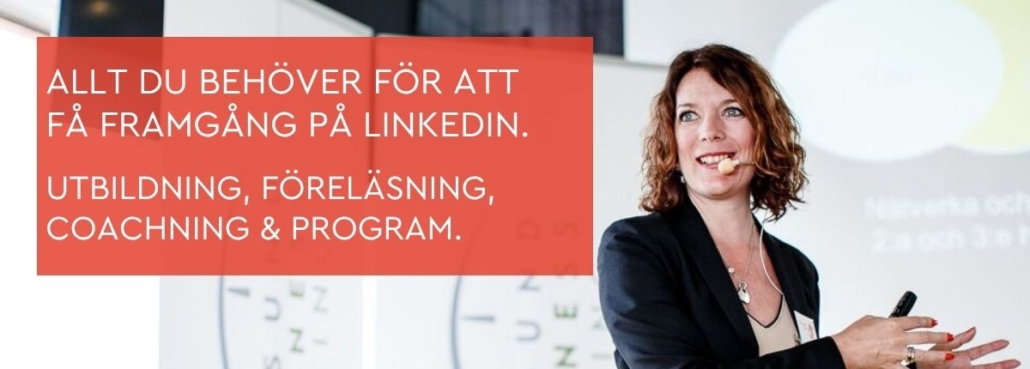 Linda Björck föreläsning Linkedin