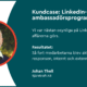 Kundcase Bjärekraft LinkedIn ambassadörsprogram employee advocacy